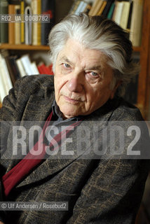 Swiss writer Paul Nizon. Paris, March 11, 2011 - ©Ulf Andersen/Rosebud2