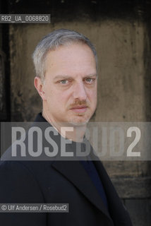 Italian writer Antonio Scurati. Paris, March 24, 2011 - ©Ulf Andersen/Rosebud2