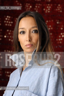 French writer Saphia Azzedine. Paris, September 22, 2009 - ©Ulf Andersen/Rosebud2