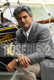 French writer Laurent Gaudé. Paris, June 28, 2008 - ©Ulf Andersen/Rosebud2