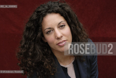 Italian writer Silvia Avallone. Paris, April 15; 2011 - ©Ulf Andersen/Rosebud2