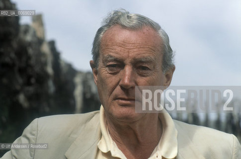 English writer Gavin Young. Saint Malo, May 30, 1990 - ©Ulf Andersen/Rosebud2