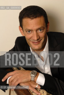 French writer Thierry Serfaty. Paris, september 18, 2009 - ©Ulf Andersen/Rosebud2