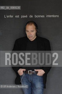 French writer Philippe Djan. Lyon, May 26, 2011 - ©Ulf Andersen/Rosebud2