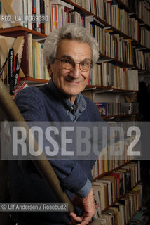 Italian philosopher Toni Negri, at home in Paris. Paris, June 21, 2011 - ©Ulf Andersen/Rosebud2