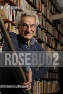 Italian philosopher Toni Negri, at home in Paris. Paris, June 21, 2011 - ©Ulf Andersen/Rosebud2