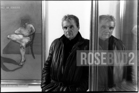 English painter Francis Bacon. Paris, January 10, 1984 - ©Ulf Andersen/Rosebud2