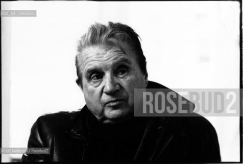 English painter Francis Bacon. Paris, January 10, 1984 - ©Ulf Andersen/Rosebud2