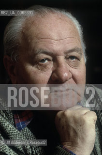 Polish writer Gustave Herling Grudzinsky. Napoli, January 6, 1993 - ©Ulf Andersen/Rosebud2