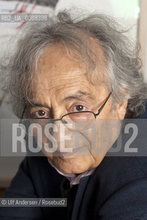 The Syrian - Lebanese poet and writer Adonis, Ali Ahmed Said Esber. Paris, September 7, 2011 - ©Ulf Andersen/Rosebud2