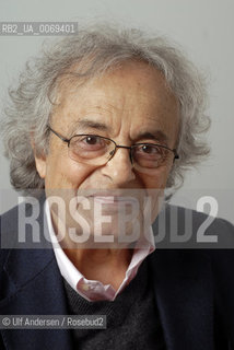 The Syrian - Lebanese poet and writer Adonis, Ali Ahmed Said Esber. Paris, September 7, 2011 - ©Ulf Andersen/Rosebud2