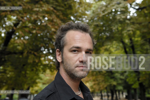 Spanish writer Robert Juan Cantavella. Paris, August 26, 2011 - ©Ulf Andersen/Rosebud2