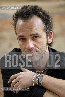 Spanish writer Robert Juan Cantavella. Paris, August 26, 2011 - ©Ulf Andersen/Rosebud2