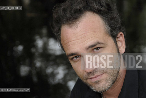 Spanish writer Robert Juan Cantavella. Paris, August 26, 2011 - ©Ulf Andersen/Rosebud2