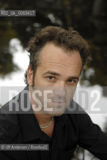 Spanish writer Robert Juan Cantavella. Paris, August 26, 2011 - ©Ulf Andersen/Rosebud2