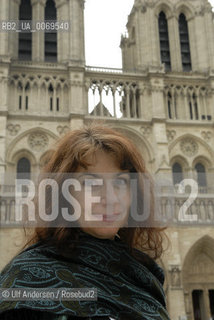 French writer Alina Reyes. Paris, June 26, 2007 - ©Ulf Andersen/Rosebud2