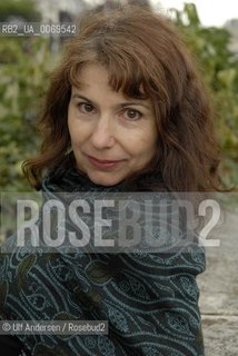 French writer Alina Reyes. Paris, June 26, 2007 - ©Ulf Andersen/Rosebud2