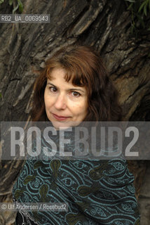 French writer Alina Reyes. Paris, June 26, 2007 - ©Ulf Andersen/Rosebud2