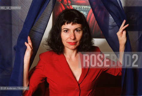 French writer Alina Reyes. Paris, June 18, 2002 - ©Ulf Andersen/Rosebud2