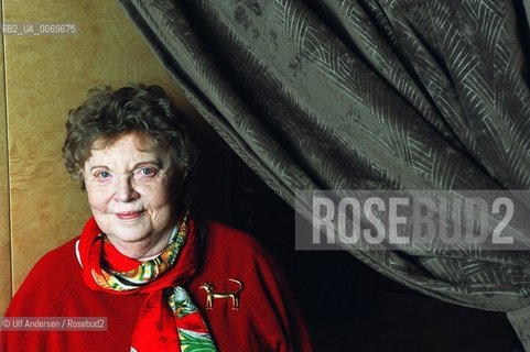 English writer Muriel Spark. Paris, January 31, 2002 - ©Ulf Andersen/Rosebud2