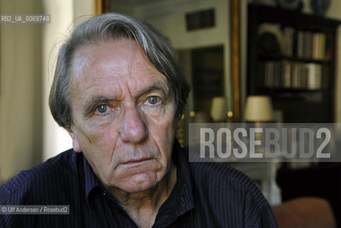 French philosopher Jacques Ranciere. Paris, September 30, 2011 - ©Ulf Andersen/Rosebud2