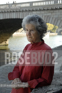 French and Argentinian writer Sylvia Baron Supervielle. Paris, October 1, 2011 - ©Ulf Andersen/Rosebud2