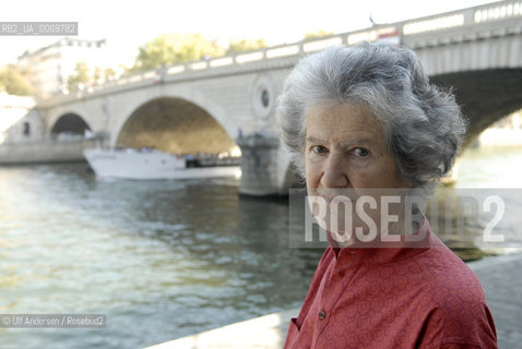 French and Argentinian writer Sylvia Baron Supervielle. Paris, October 1, 2011 - ©Ulf Andersen/Rosebud2