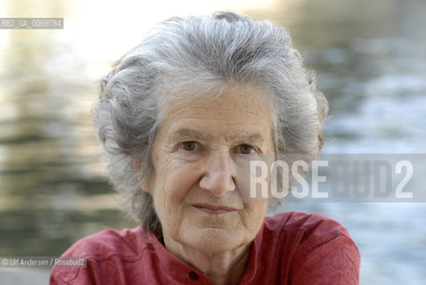 French and Argentinian writer Sylvia Baron Supervielle. Paris, October 1, 2011 - ©Ulf Andersen/Rosebud2