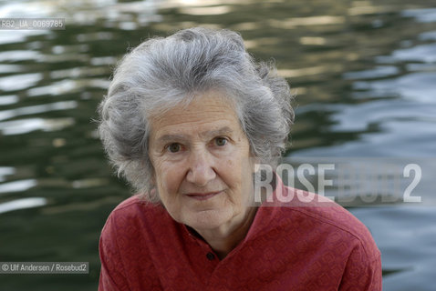 French and Argentinian writer Sylvia Baron Supervielle. Paris, October 1, 2011 - ©Ulf Andersen/Rosebud2