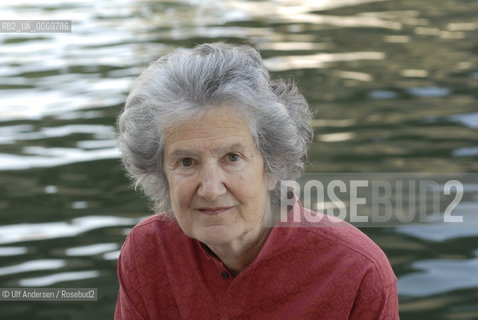 French and Argentinian writer Sylvia Baron Supervielle. Paris, October 1, 2011 - ©Ulf Andersen/Rosebud2