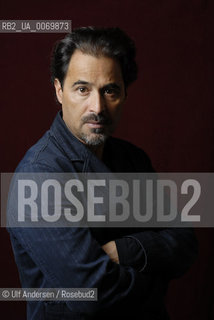 Angolan writer Jose Eduardo Agualusa. Paris, October 11, 2011 - ©Ulf Andersen/Rosebud2