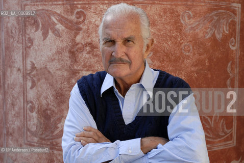 Mexican writer Carlos Fuentes. Aix en Provence,  October 15, 2011 - ©Ulf Andersen/Rosebud2