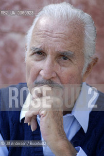 Mexican writer Carlos Fuentes. Aix en Provence,  October 15, 2011 - ©Ulf Andersen/Rosebud2