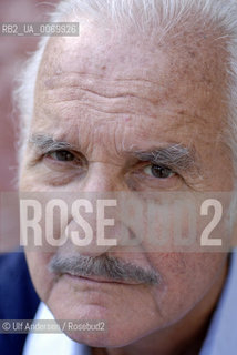 Mexican writer Carlos Fuentes. Aix en Provence,  October 15, 2011 - ©Ulf Andersen/Rosebud2