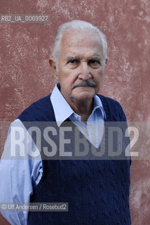 Mexican writer Carlos Fuentes. Aix en Provence,  October 15, 2011 - ©Ulf Andersen/Rosebud2