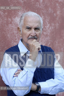 Mexican writer Carlos Fuentes. Aix en Provence,  October 15, 2011 - ©Ulf Andersen/Rosebud2