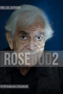 French-Cuban writer Eduardo Manet. Paris, October 24, 2011 - ©Ulf Andersen/Rosebud2