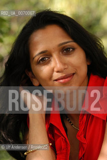 French writer Nathacha Appanah. Paris, June 24, 2007 - ©Ulf Andersen/Rosebud2