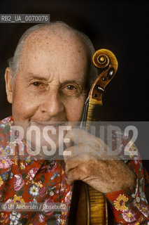 French jazz violonist Stephane Grapelli. Paris, January 12, 1988 - ©Ulf Andersen/Rosebud2