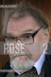 English writer Alaisdair Gray. Paris, October 23, 2009 - ©Ulf Andersen/Rosebud2