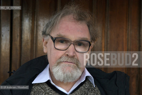 English writer Alaisdair Gray. Paris, October 23, 2009 - ©Ulf Andersen/Rosebud2