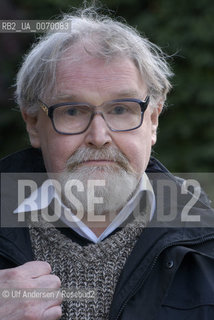 English writer Alaisdair Gray. Paris, October 23, 2009 - ©Ulf Andersen/Rosebud2