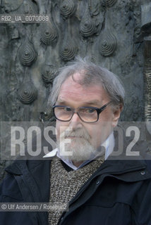 English writer Alaisdair Gray. Paris, October 23, 2009 - ©Ulf Andersen/Rosebud2