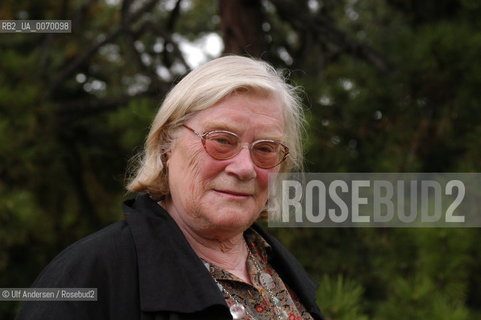 Irish writer Jennifer Johnston. Paris, September 11, 2003 - ©Ulf Andersen/Rosebud2