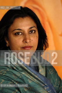 Indian writer Anita Rau Badami. Paris, March 7, 2007 - ©Ulf Andersen/Rosebud2