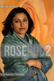 Indian writer Anita Rau Badami. Paris, March 7, 2007 - ©Ulf Andersen/Rosebud2