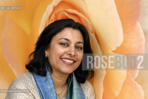 Indian writer Anita Rau Badami. Paris, March 7, 2007 - ©Ulf Andersen/Rosebud2