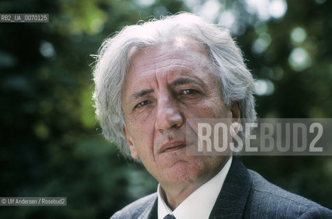 Albanian writer Dritero Agolli. Paris, June 13, 1990 - ©Ulf Andersen/Rosebud2