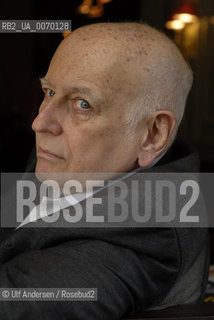 Argentinian writer and film director Edgardo Cozarinsky. Paris, November 4, 2011 - ©Ulf Andersen/Rosebud2