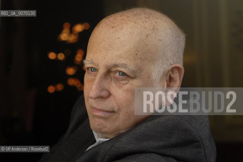 Argentinian writer and film director Edgardo Cozarinsky. Paris, November 4, 2011 - ©Ulf Andersen/Rosebud2